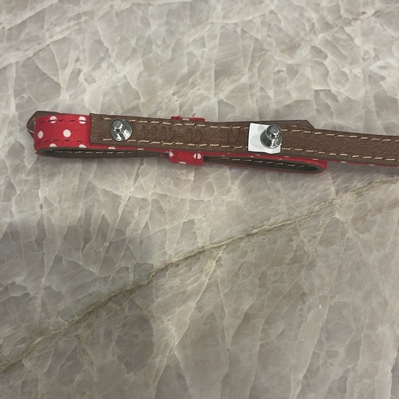 Tommy Hilfiger Red & White Polka Dot Belt - size M. EUC - Picture 6 of 6